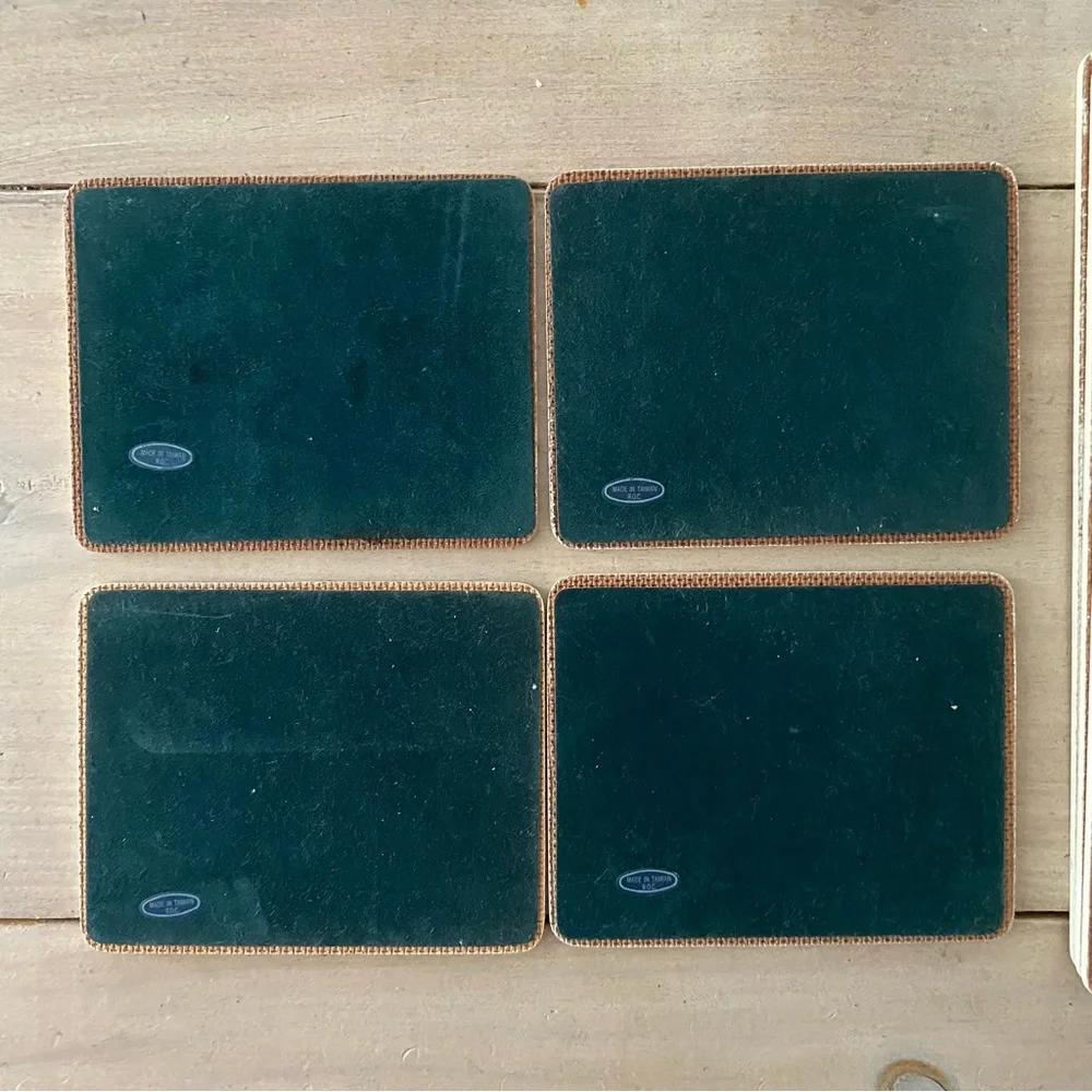 Set of 8 Vintage Polo Players Placemats and Coasters - Picture 15 of 16
